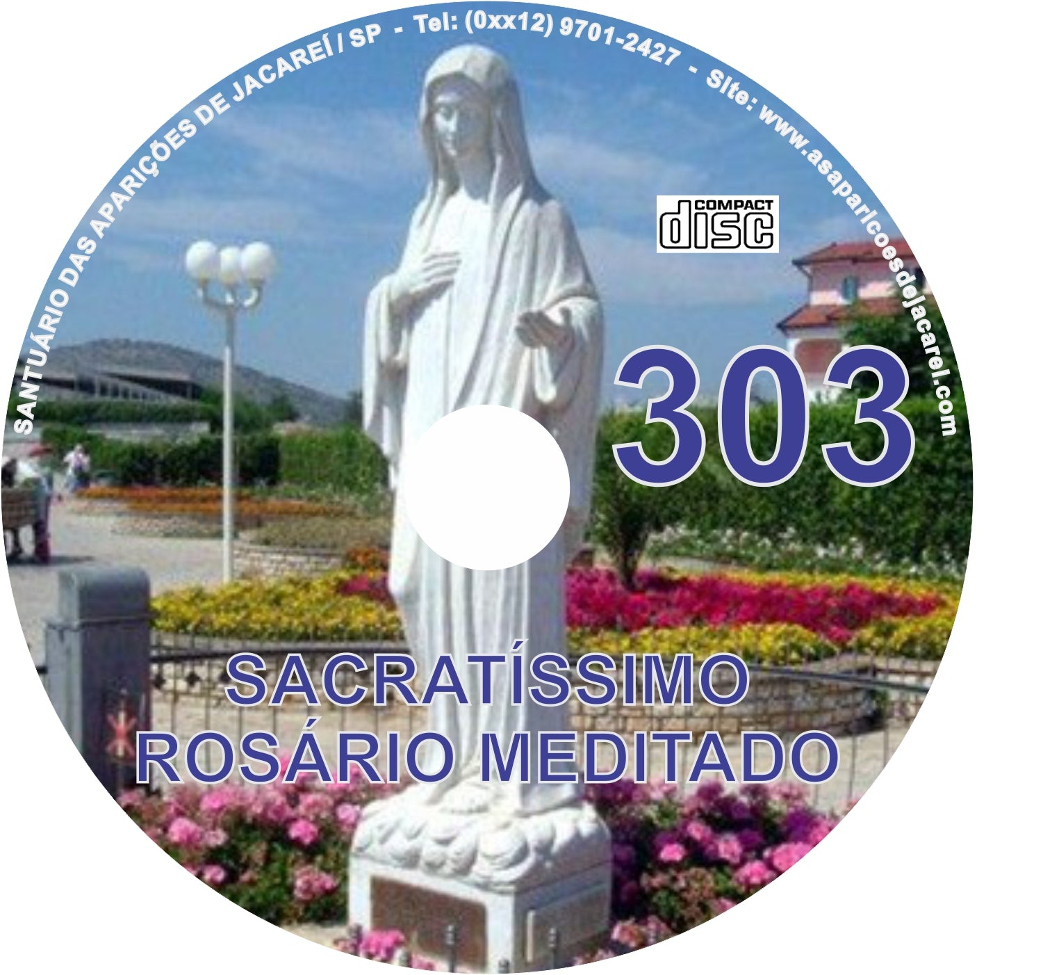 CD Rosário Meditado 303 CD Rosário Meditado 303